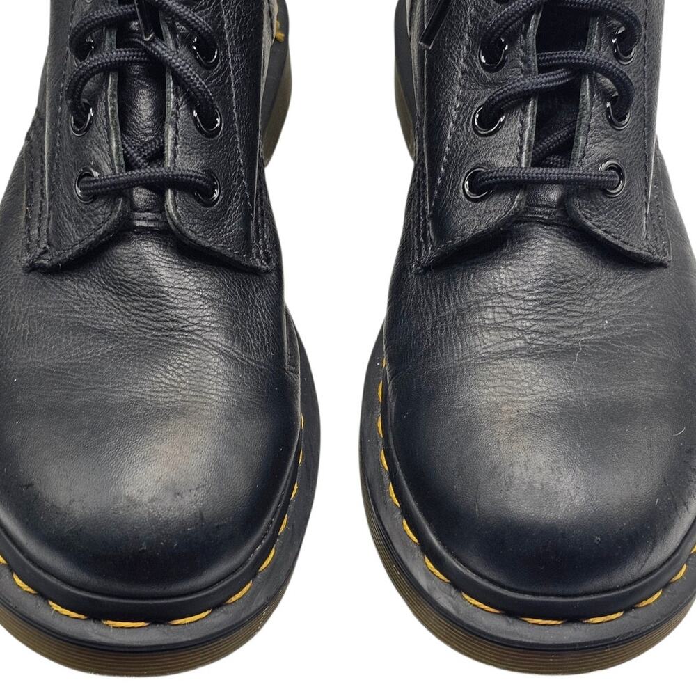 Dr. Martens 1460 Pascal Women's Black Leather Combat Boots Size 7 - Picture 6 of 9